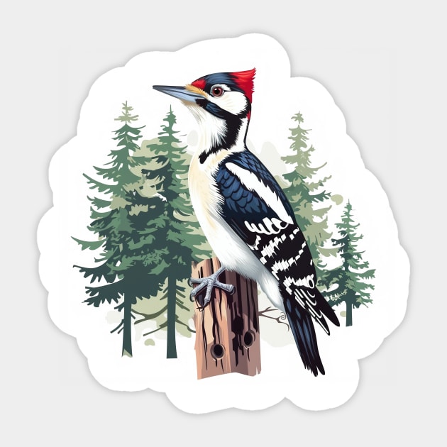 Woodpecker Sticker by zooleisurelife